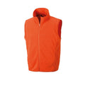 Pile Micro Gilet arancione / S - personalizzabile con logo