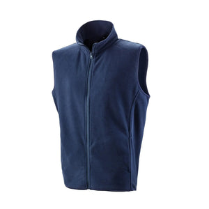 Pile Micro Gilet blu / S - personalizzabile con logo