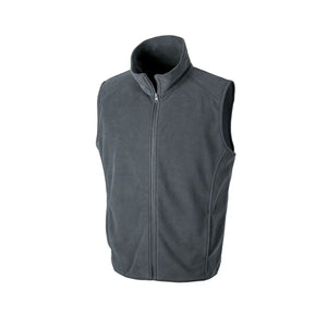 Pile Micro Gilet grigio / S - personalizzabile con logo