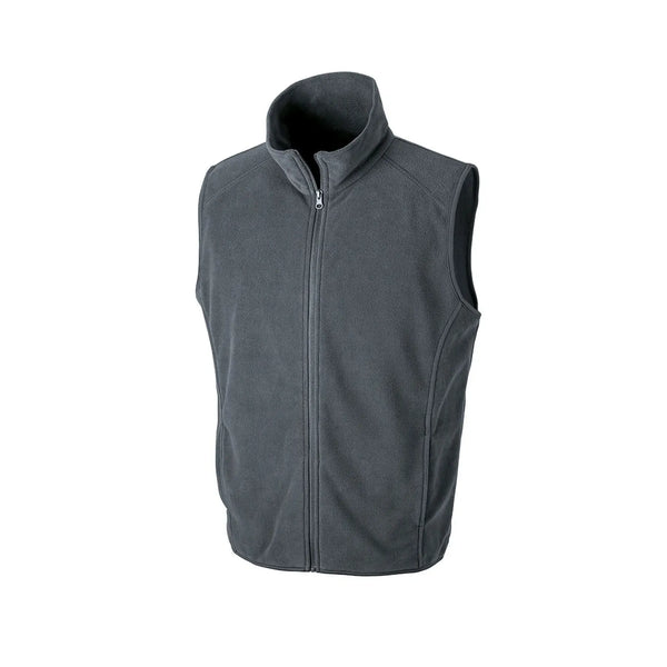 Pile Micro Gilet grigio / S - personalizzabile con logo