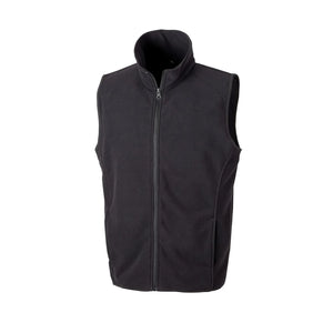 Pile Micro Gilet nero / S - personalizzabile con logo
