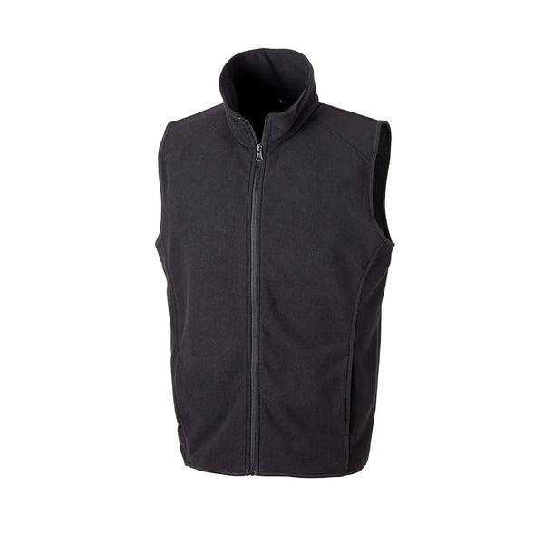 Pile Micro Gilet nero / S - personalizzabile con logo