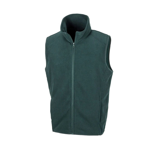 Pile Micro Gilet verde / S - personalizzabile con logo