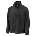 Pile Microfleece Top nero / XS - personalizzabile con logo