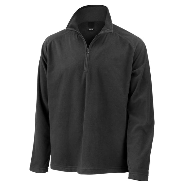 Pile Microfleece Top nero / XS - personalizzabile con logo