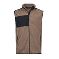 Pile Mountain Fleece Bodywarmer marrone / XS - personalizzabile con logo