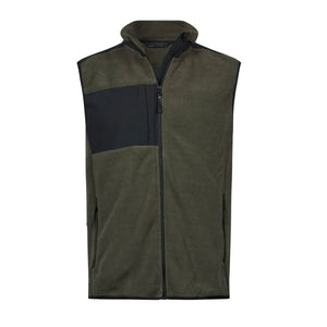 Pile Mountain Fleece Bodywarmer verde / XS - personalizzabile con logo