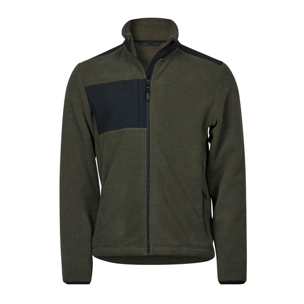 Pile Mountain Fleece verde / XS - personalizzabile con logo