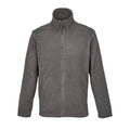 Pile Nitro  Unisex Full-Zip grigio scuro / XS - personalizzabile con logo