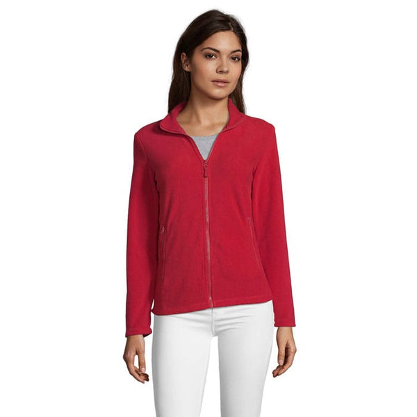 Pile Norman Donna Polare 220 Rosso / S - personalizzabile con logo
