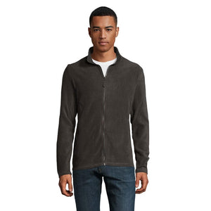 Pile Norman-Men Fl -220G grigio scuro / S - personalizzabile con logo