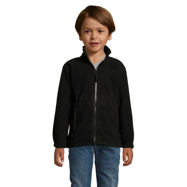 Pile North Kids Fl   300G Nero / L - personalizzabile con logo