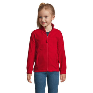 Pile North Kids Fl   300G Rosso / L - personalizzabile con logo