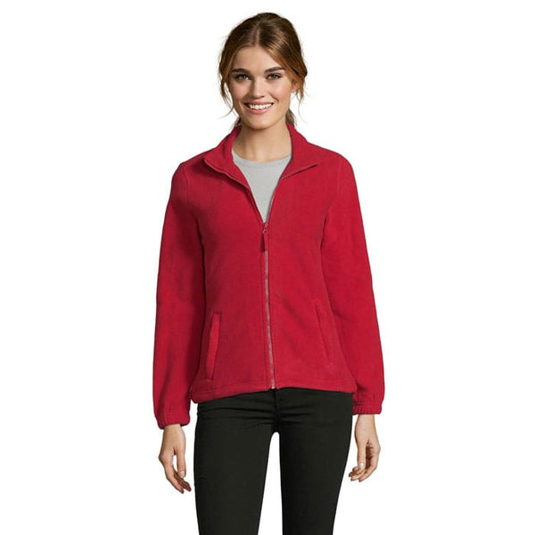 Pile North Women Fl  300G Rosso / S - personalizzabile con logo