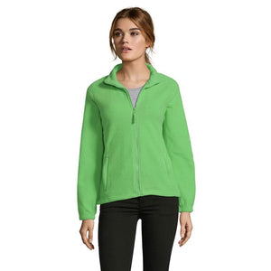 Pile North Women Fl  300G verde calce / S - personalizzabile con logo