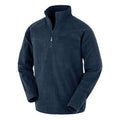 Pile Recycled Microfleece Top blu / S - personalizzabile con logo