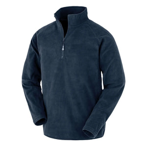 Pile Recycled Microfleece Top blu / S - personalizzabile con logo