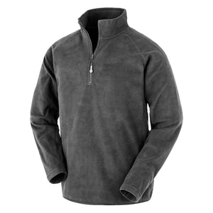 Pile Recycled Microfleece Top grigio / S - personalizzabile con logo