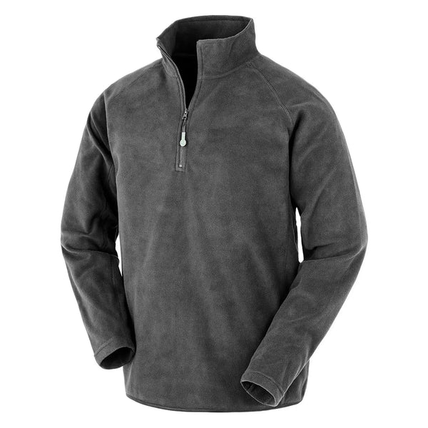 Pile Recycled Microfleece Top grigio / S - personalizzabile con logo
