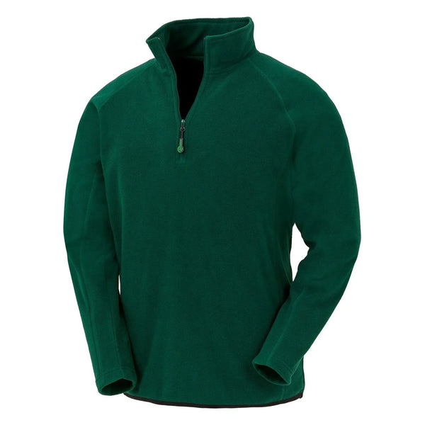 Pile Recycled Microfleece Top verde / S - personalizzabile con logo