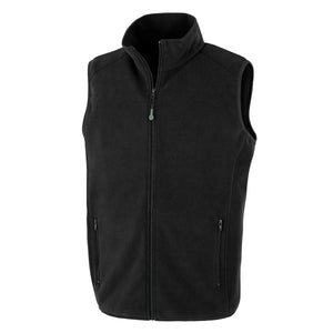 Pile Recycled Polarthermic Bodywarmer nero / XS - personalizzabile con logo