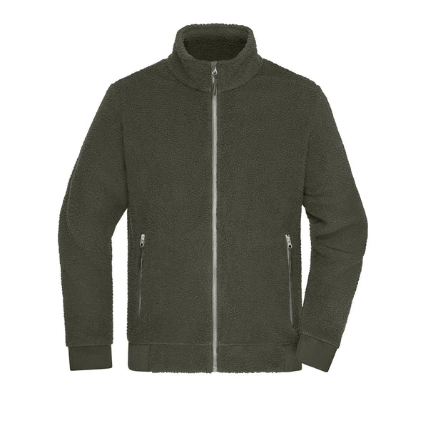 Pile Sherpa verde / XS - personalizzabile con logo