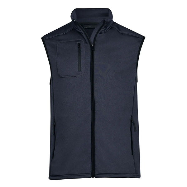Pile Stretch Fleece Bodywarmer blu / XS - personalizzabile con logo