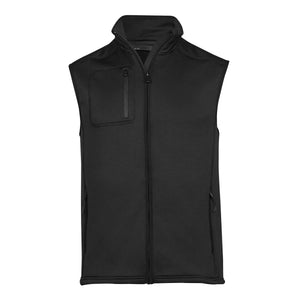 Pile Stretch Fleece Bodywarmer nero / XS - personalizzabile con logo