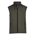 Pile Stretch Fleece Bodywarmer verde / XS - personalizzabile con logo