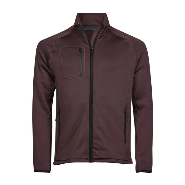 Pile Stretch Fleece bordeaux / S - personalizzabile con logo