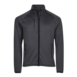 Pile Stretch Fleece grigio / S - personalizzabile con logo
