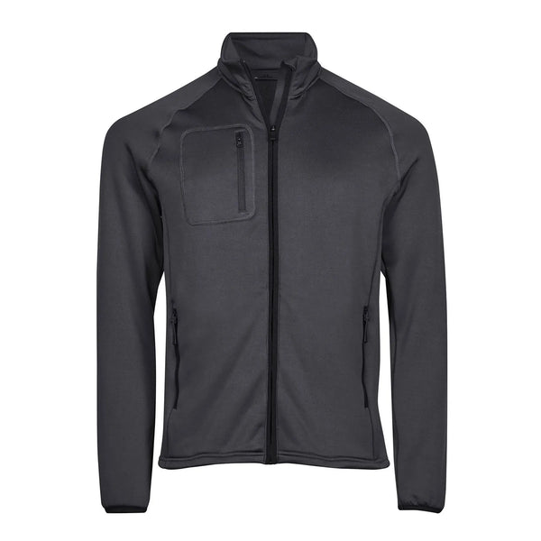 Pile Stretch Fleece grigio / S - personalizzabile con logo