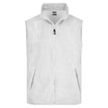 Pile Vest bianco / S - personalizzabile con logo