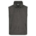Pile Vest grigio / S - personalizzabile con logo