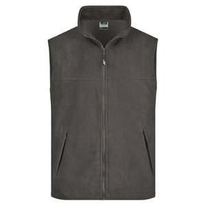 Pile Vest grigio / S - personalizzabile con logo
