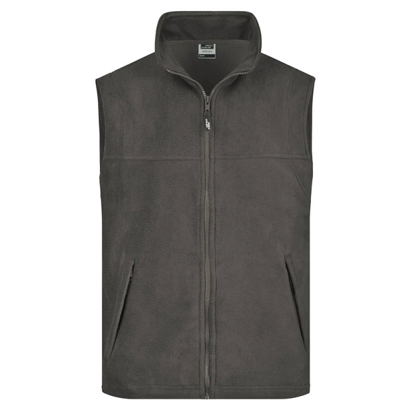 Pile Vest grigio / S - personalizzabile con logo