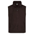 Pile Vest marrone / S - personalizzabile con logo