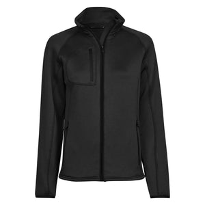 Pile Womens Stretch Fleece nero / S - personalizzabile con logo