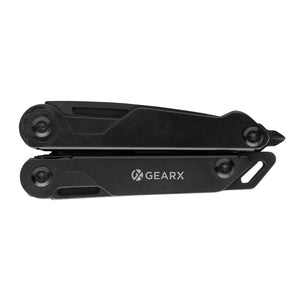 Pinza multifunzione Gear X nero - personalizzabile con logo