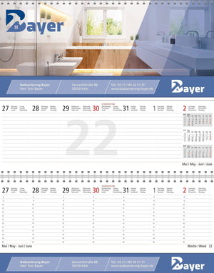 PLANNING FOTOGRAFICO 100 pezzi - personalizzabile con logo
