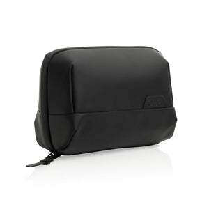 Pochette da viaggio multifunzione Swiss Peak OSLO RCS nero - personalizzabile con logo