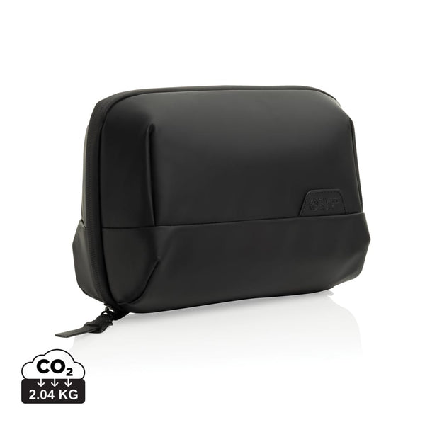 Pochette da viaggio multifunzione Swiss Peak OSLO RCS nero - personalizzabile con logo