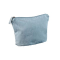 Pochette Garment Dyed azzurro - personalizzabile con logo