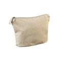 Pochette Garment Dyed beige - personalizzabile con logo