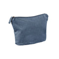 Pochette Garment Dyed blu - personalizzabile con logo