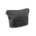 Pochette Garment Dyed nero - personalizzabile con logo