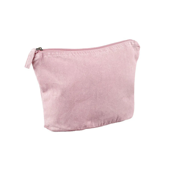 Pochette Garment Dyed rosa - personalizzabile con logo