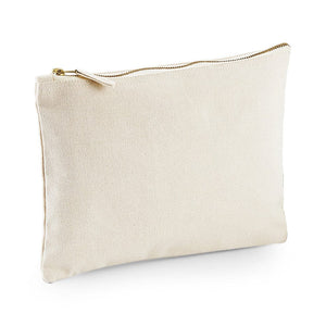 Pochette in Cotone beige / UNICA - personalizzabile con logo