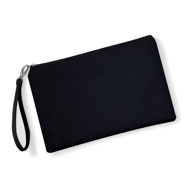 Pochette in Tessuto con cinturino da polso black/black / UNICA - personalizzabile con logo