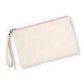 Pochette in Tessuto con cinturino da polso rosa / UNICA - personalizzabile con logo